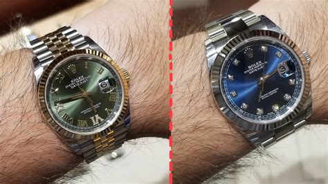 case size rolex datejust|Rolex Datejust size comparison.